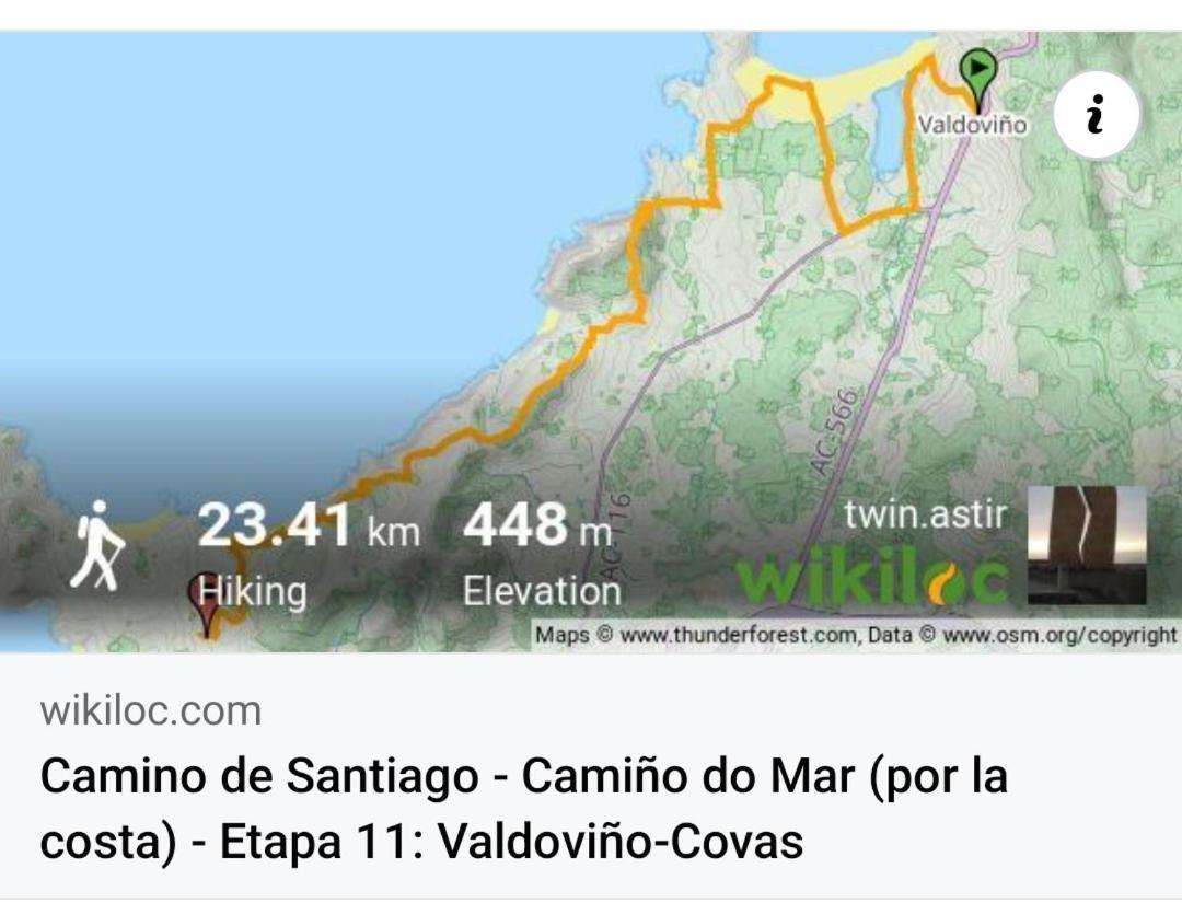 Galician Rural Accommodation A La Playa Valdoviño Esterno foto